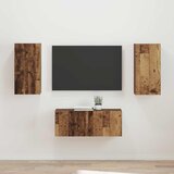  Set TV komoda 2 kom. Staro drvo Smeđa 78,5 x 31 x 30 cm Cene