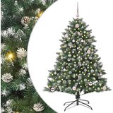 vidaXL Umestno božično drevo med 150 LED Zelena 105 x 105 x 150 cm | Shoptok.si