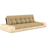 Karup Design Gorčično rumena raztegljiva sedežna garnitura 244 cm Base – Cene