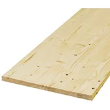 EXCLUSIVHOLZ Masivna drvena lijepljena ploča (Smreka/jela, 1.200 x 600 x 28 mm)