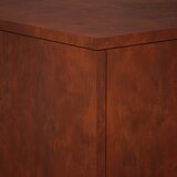  Stalak za biljke Rđa 30 x 30 x 80 cm Otporni čelik - Otporni čelik 1x (30 x 30 x 80 cm) | shoptok.hr