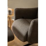 Actona Siva/smeđa fotelja za opuštanje od bouclé tkanine London – | shoptok.hr