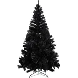 150 cm Črn umetni božična drevesa s 415 vejami - Eleganten sodoben dizajn, (5000354089)