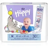 Baby Happy Size M jednokratne podloge za previjanje 40x60 cm 30 kom