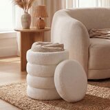 Livetastic TABURE, tekstil krem barve Slike