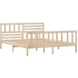  Okvir za krevet od masivnog drva 135 x 190 cm 4FT6 bračni | shoptok.hr