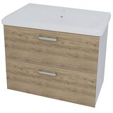 Kolpa San evelin oue 80 II/2 gray/oak ormarić sa umivaonikom Cene