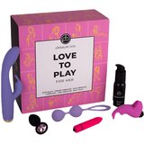  Pleasure Box Igraj se - vibratorski set - 6 dijelova (ružičasto-ljubičasta) | shoptok.hr