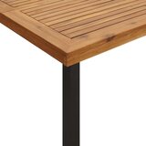  Vrtna garnitura - 7-dijelni vrtni blagovaonski set od bagremovog drva i metala - Dužina stola 200 cm 6 | shoptok.hr