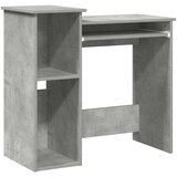 vidaXL Radni stol s policama siva boja betona 84x40x78 cm drveni | shoptok.hr