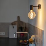 QAZQA Industrijska stenska svetilka črna - Objekt 1 Cene