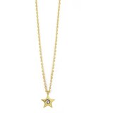 Victoria Cruz celeste crystal gold ogrlica sa swarovski kristalom ( a3653-07dg ) Cene