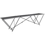 vidaXL Zložljiva tapetniška miza MDF in aluminij 300x60x78 cm Cene
