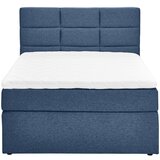 CARRYHOME POSTELJA BOXSPRING 120 cm x 200 cm , tekstil temno modra | Shoptok.si