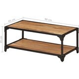  Stolić za kavu 90 x 45 x 35 cm od masivnog bagremovog drva | shoptok.hr