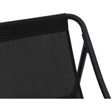  Vrtni namještaj s jastukom 2 pcs Crna 60,5 x 81 x 71 cm | shoptok.hr