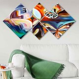 Wallity slika 4MDF1327589420, 60x115 cm, 4 dela | ePonuda.com