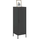 vidaXL Visoka komoda crna 36 x 39 x 113 cm čelična | shoptok.hr