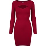 Urban Classics Women's Dress Cut Out Burgundy | shoptok.hr