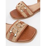GOODIN Brown sandals with leather insole | shoptok.hr