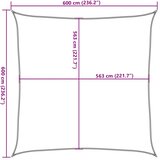  Jedro protiv sunca boje pijeska 6x6 m 100 % poliester Oxford | shoptok.hr