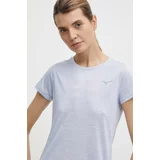 Mizuno Kratka majica za tek Impulse core vijolična barva