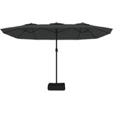  Dvostruki suncobran antracit 449 x 265 cm | shoptok.hr