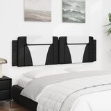  Jastuk za uzglavlje Viana crno-bijeli 183 cm od umjetne kože - Crno-bijelo 183 cm 1 | shoptok.hr
