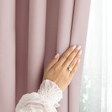 Restilo Prljavo roza zavjesa za djelomično zamračenje 140x250 cm Carli Tie – | shoptok.hr