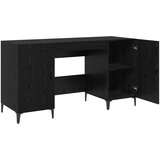  Stol s pohranom Crni hrast 140 x 50 x 75 cm Konstruirano drvo | shoptok.hr