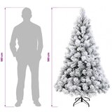  Umjetno božićno drvce s nogom 180 cm PVC i metal | shoptok.hr