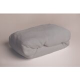 Jerry Fabrics Siva plahta s gumom od mikropliša 180x200 cm – | shoptok.hr