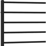  Metalni okvir za krevet s uzglavljem crni 90x200 cm | shoptok.hr