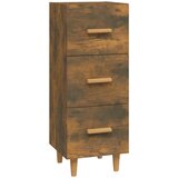 Maison Chic Komoda - Predalnik dimljeni hrast 34,5x34x90 cm inženirski les, (21718603) Cene