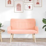 SOFA za dvije osobe Ružičasta 115 x 61 x 87 cm Bouclé | shoptok.hr
