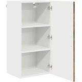 vidaXL Stenska kuhinjska omarica z vrati Dimljeni oreh 40 x 31 x 80 cm | Shoptok.si