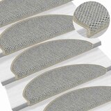vidaXL Samolepilne preproge za stopnice sisal 30 kosov 65x21x4 cm | Shoptok.si