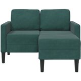 SOFA 2-sjed s ležaljkom u obliku slova L tamnozelena 125 cm | Eponuda.ba