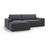 Micadoni Temno siva raztegljiva kotna sedežna garnitura (levi kot) Jodie – Home | Shoptok.si