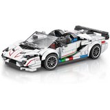  Tehnički blokovi Super sportski automobil BIJELI KABRIOLET spojler 348 dijelova ZA5787 | shoptok.hr