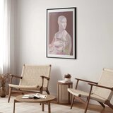  Plakat - Pastel Lady 29.7x42 Crni okvir s margom | shoptok.hr