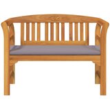  Klupa s ružama Prirodna 114 x 46 x 82,5 cm Čvrsto drvo akacije | shoptok.hr