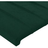  LED uzglavlje tamnozeleno 103x16x118/128 cm baršunasto | shoptok.hr
