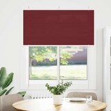 vidaXL Plisirana žaluzija Bordeaux Red 120x100 cm Širina tkanine | Shoptok.si