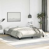  Okvir kreveta bez madraca svijetlosivi 137x190 cm puni baršun | Shoptok.si