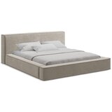 Makamii Oblazinjena zakonska postelja sivkaste barve z odlagalnim prostorom z rešetko 180x200 cm Noho - | Shoptok.si