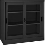 Ormarić s kliznim vratima antracit 90 x 40 x 90 cm čelični | shoptok.hr