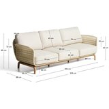 Kave Home Bež podstavljena vrtna sofa Alipa – | shoptok.hr