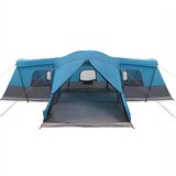 Šator za 16 osoba s krovom s pohranom Plava 680 x 510 x 210 cm | shoptok.hr