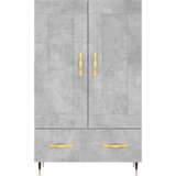  Visoka komoda boja betona 69,5 x 31 x 115 cm konstruirano drvo | shoptok.hr